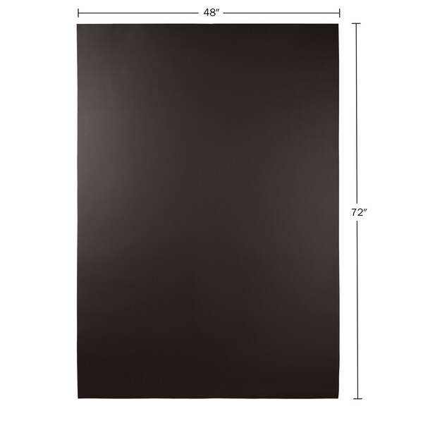 Wakeman Large Yoga Mat - 6x4 Non-Slip 8mm Exercise Mat for Home Workouts by Black - 80-5221