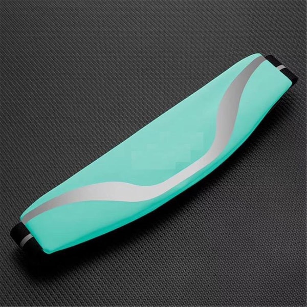 Buena Salud Water-Resistant Sport Waist Pack Running Belt with Reflective Strip - Aqua Blue - BU1810893