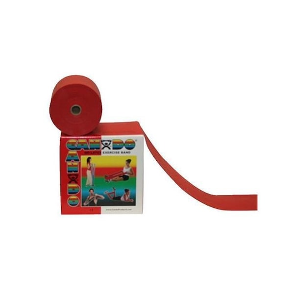 School Specialty School Specialty 020422 No-Latex Light Resistance Band; Red 50 Yards - 20422