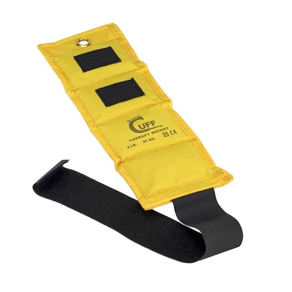 Econocuff EconoCuff 10-0191 2 lbs Deluxe Cuff Weight; Yellow - 10-0191