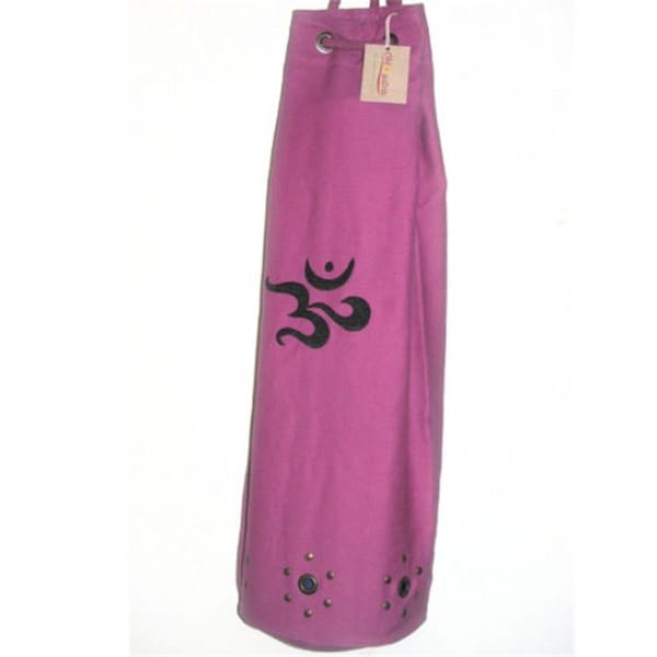 Kushoasis Yoga Bag - OMSutra OM Mahashakti Mat Bag - Color - Magenta - OM101012-MAGENTA