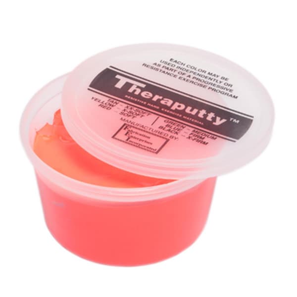 Fabrication Enterprises Fabrication Enterprises 10-0919 Cando Theraputty Exercise Material; Red - Soft - 10-0919