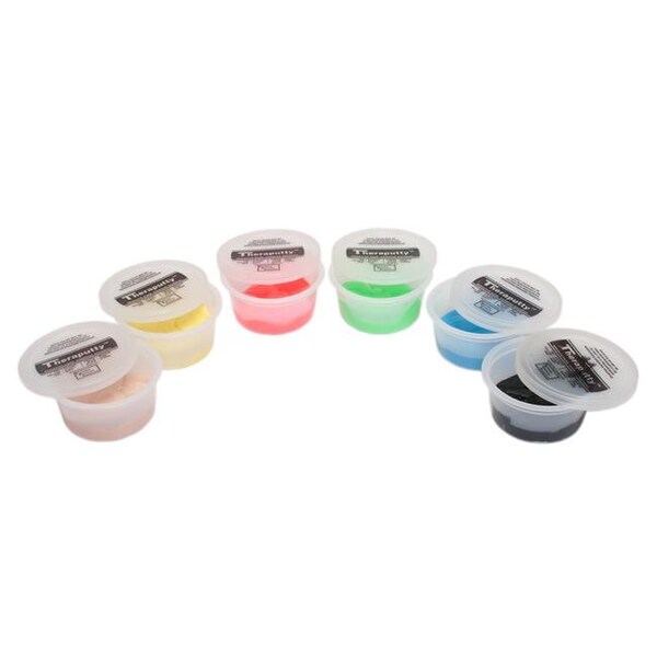 Fabrication Enterprises Fabrication Enterprises 10-1480 Cando Theraputty Exercise Material; 2 Oz. - 6-Piece - 10-1480