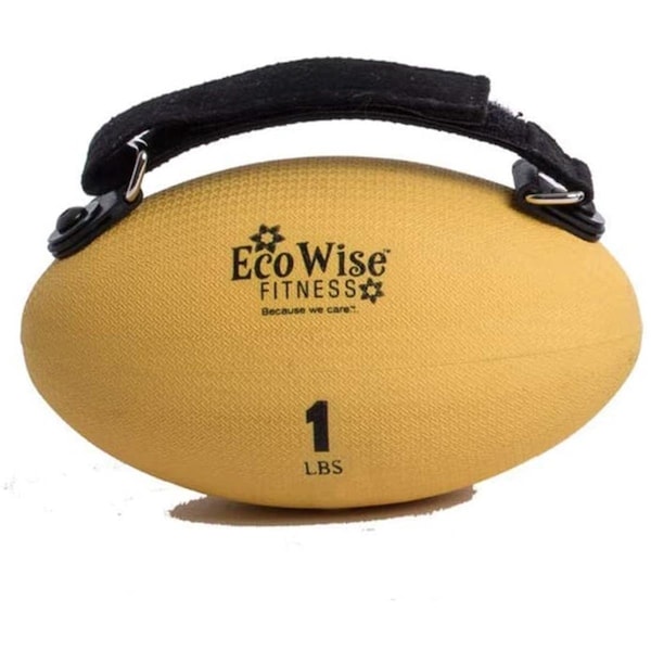 Agm Group 1 lbs EcoWise Slim Olive Weight Ball, Sunflower - 6.25 in. dia. - 85701