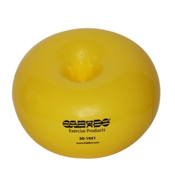 Fabrication Enterprises 45 cm dia. x 25 cm Cando Donut Ball, Yellow - FA129412