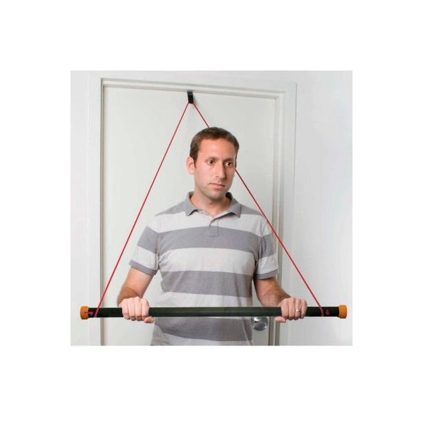 Fabrication Enterprises CanDo Tubing W/ Overdoor Pull-Down Bar, Green, Medium, 1 Set - 1155172