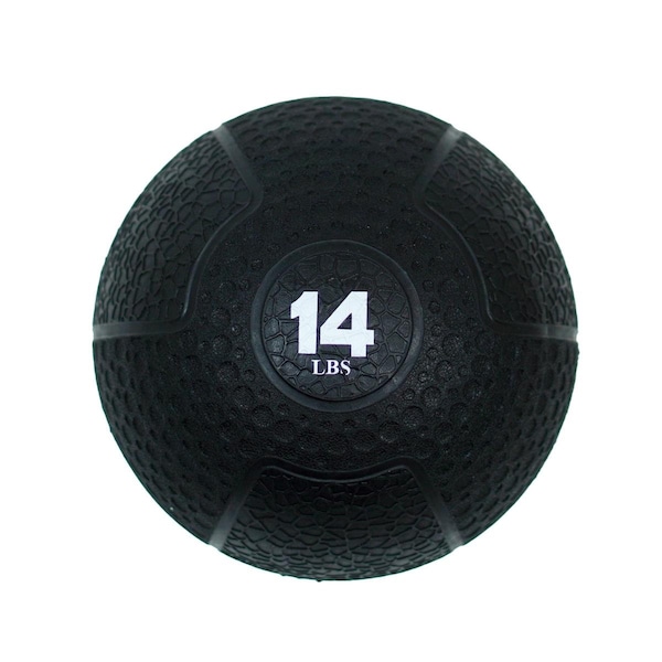 Agm Group 14 lbs Aeromat Elite Wall Exercises Ball, Black - 32716