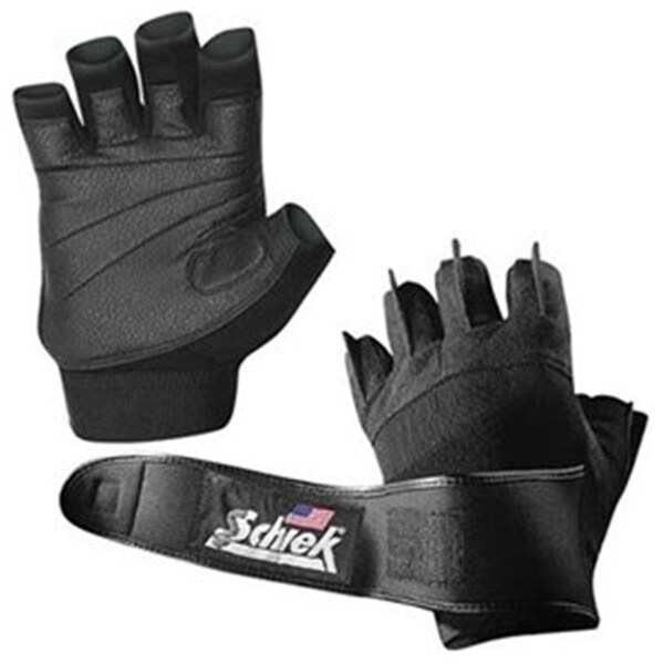 Schiek Sports H-540PS-M Pink Womens Gel Lifting Gloves with Wrist Wraps - S-M - SC455188