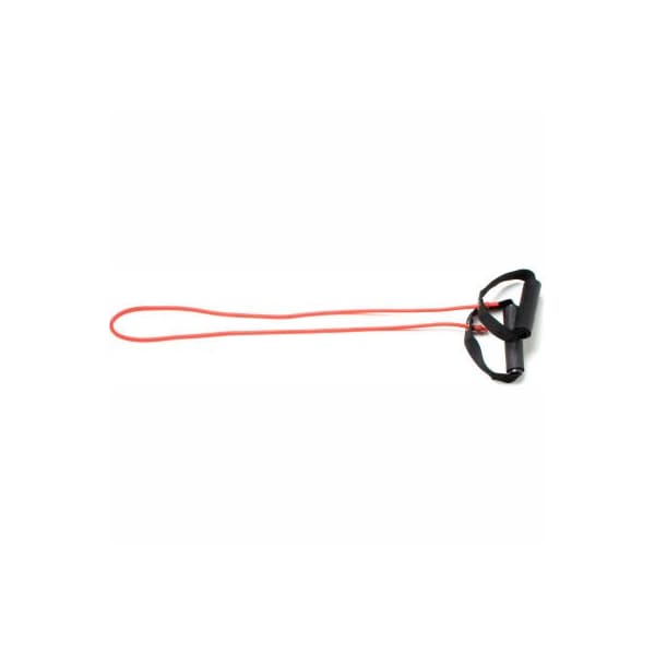 Fabrication Enterprises CanDo Exercise Tubing with Handles, Red, 48" - 1337793