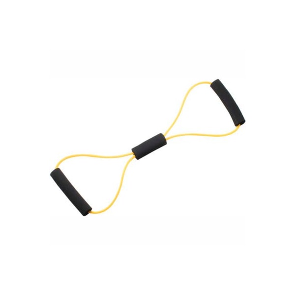 Fabrication Enterprises CanDo BowTie Tubing Exerciser, Yellow, 22" - 1344733