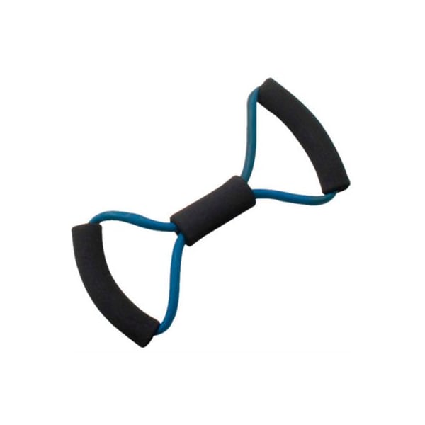 Fabrication Enterprises CanDo BowTie Tubing Exerciser, Blue, 14" - 1342176