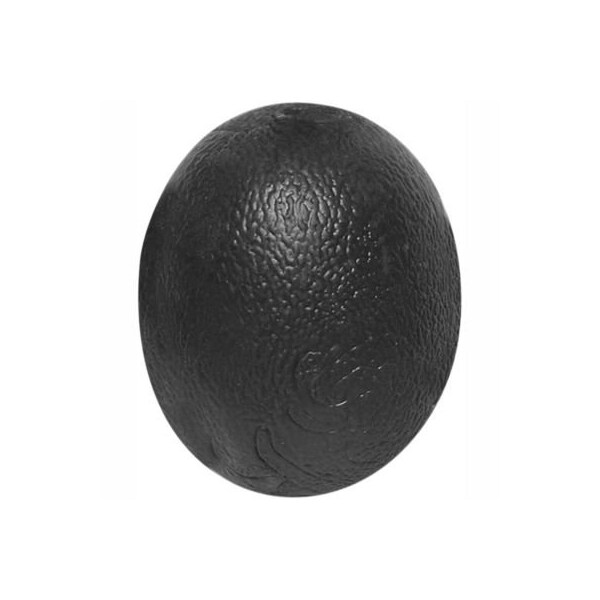 Fabrication Enterprises CanDo Gel Hand Exercise Ball, Large Cylindrical, Black, X-Firm - 10-1895