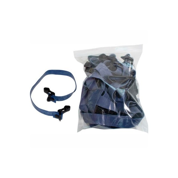 Fabrication Enterprises CanDo Adjustable Exercise Band, Heavy, Blue, 10 Each - 10-3204-10