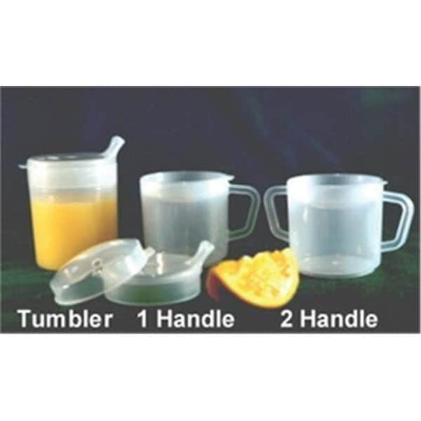 Fabrication Enterprises Fabrication Enterprises 60-1010 8 oz Independence Tumbler with 2 Lids - 60-1010