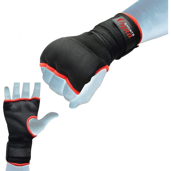 Cynasports Inner Hand Gloves With Wrist Strap Red L - CS-0021