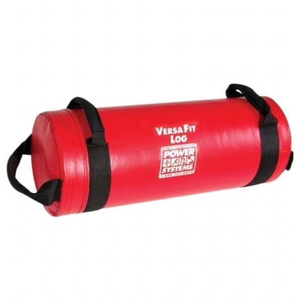 Refuah Versafit Logs with Multiple Handles and Fabric Hook and Eye Straps - Red - 23in. x 8in. diam. - RE3721412
