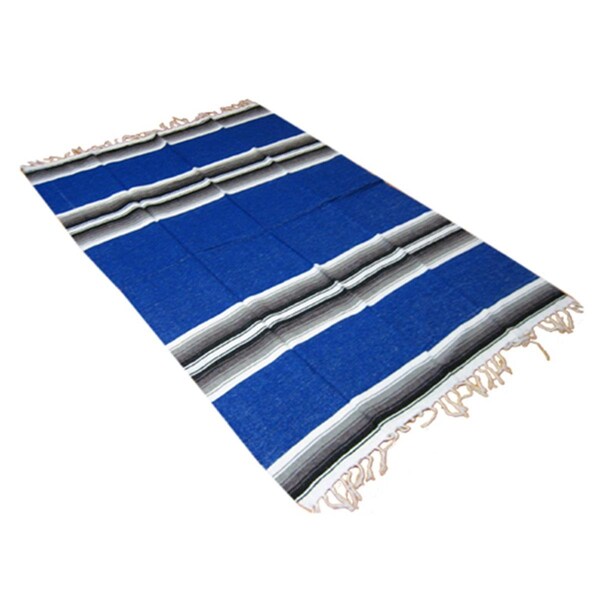 Formulario OM112010-Blue OMSutra Deluxe Mexican Blanket - Blue - FO2445642