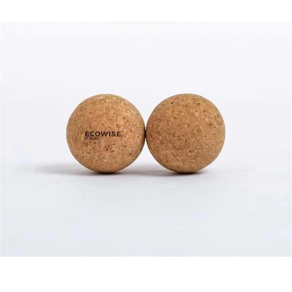 Agm Group Ecowise Fitness Cork Hard Exercises Ball, Set of 2 - 82131
