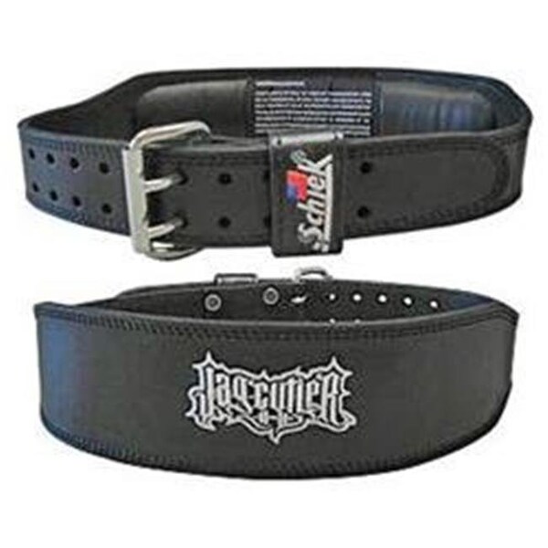 Schiek Sports Schiek Sports S-J2014L 4 in. Black Leather Jay Cutler Signature Belt-L - S-J2014L