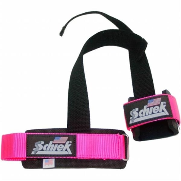 Schiek Sports Schiek Sports S-1000PLS-P Power Lifting Straps; Pink - S-1000PLS-P