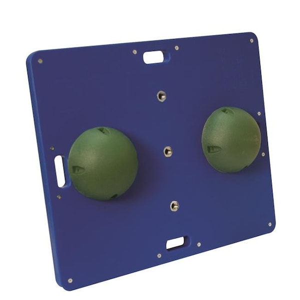 Cando International Cando 10-2032 15 x 18 in. Balance Combo Wobble & Rocker Board; Green - 48488