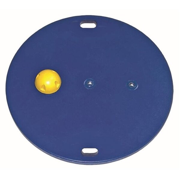Cando International Cando 10-2020 16 in. Balance Combo Circular Wobble & Rocker Board; Yellow - 44105