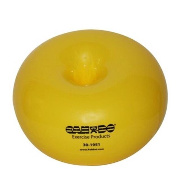 Fabrication Enterprises Fabrication Enterprises 30-1951 45 cm dia. x 25 cm Cando Donut Ball; Yellow - 30-1951