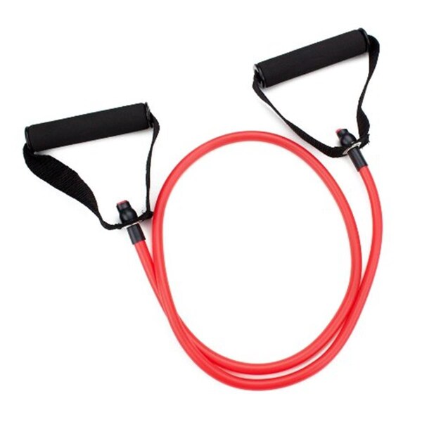 Qualitycare 4 ft. Medium Tension Exercise Resistance Band - Red - QU1693605
