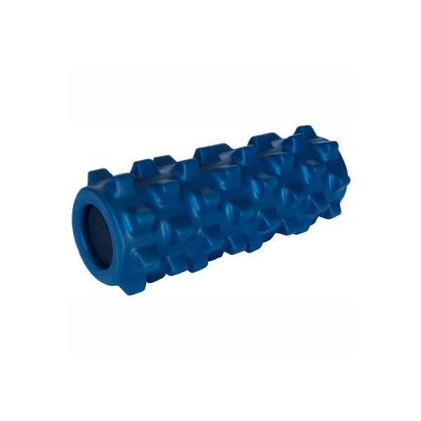 Fabrication Enterprises RumbleRoller Massage Foam Roller, 5" Dia. x 12"L, Medium-Firm, Blue - 30-2373