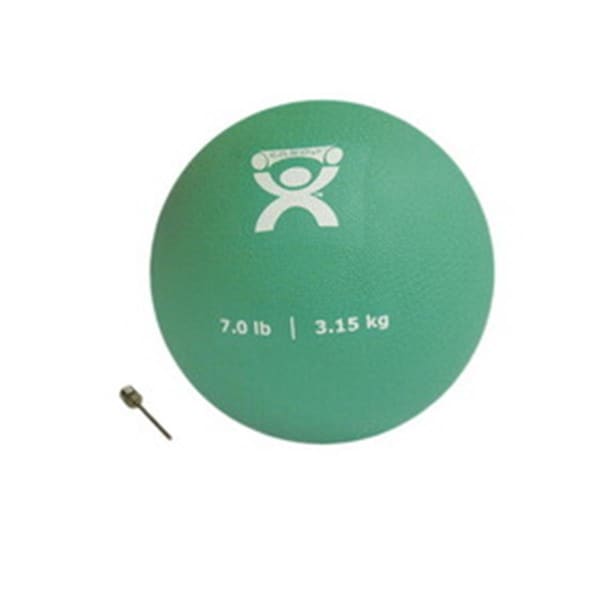 Fabrication Enterprises Cando PT Soft Medicine Ball, 7 lbs Rebounder Ball, Green - FA128989
