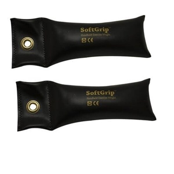 Fabrication Enterprises Fabrication Enterprises 10-0355-2 Softgrip Flexible Hand Weight; 3 lbs - Pair - 10-0355-2