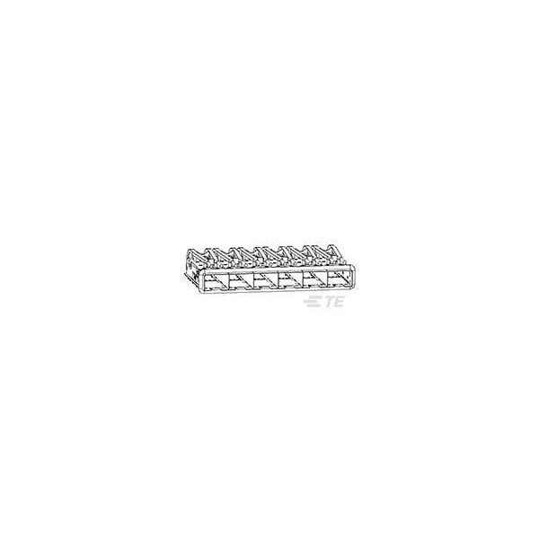 Ensamblaje de jaula con luces y prensado TE Connectivity 1X6 zSFP+ - 2198723-1
