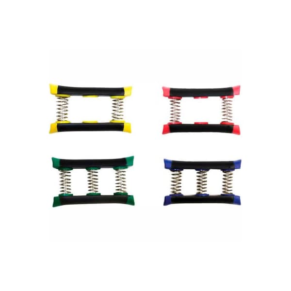 Fabrication Enterprises Big Grip Hand Exerciser, 4-Piece Set (Yellow, Red, Green, Blue) - 10-0790