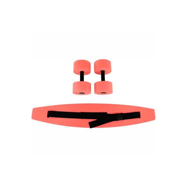 Fabrication Enterprises CanDo Standard Aquatic Exercise Kit (Jogger Belt, Hand Bars), Large, Red - 20-4212R