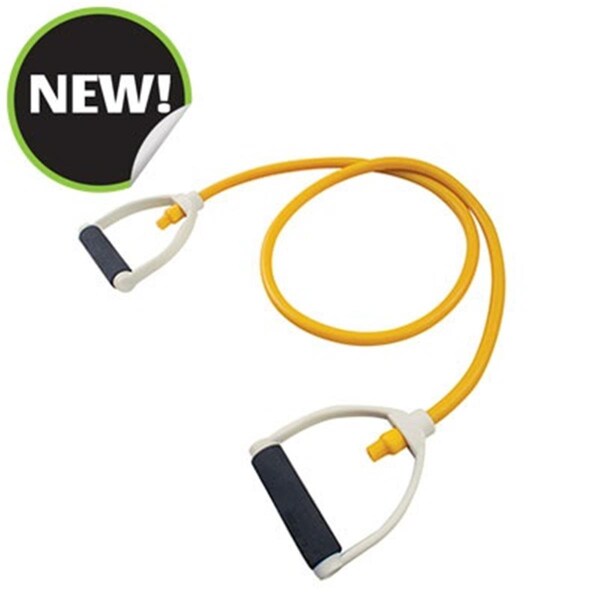 Champion Sports 5 ft. Resistance Tubing, Yellow - CH55883