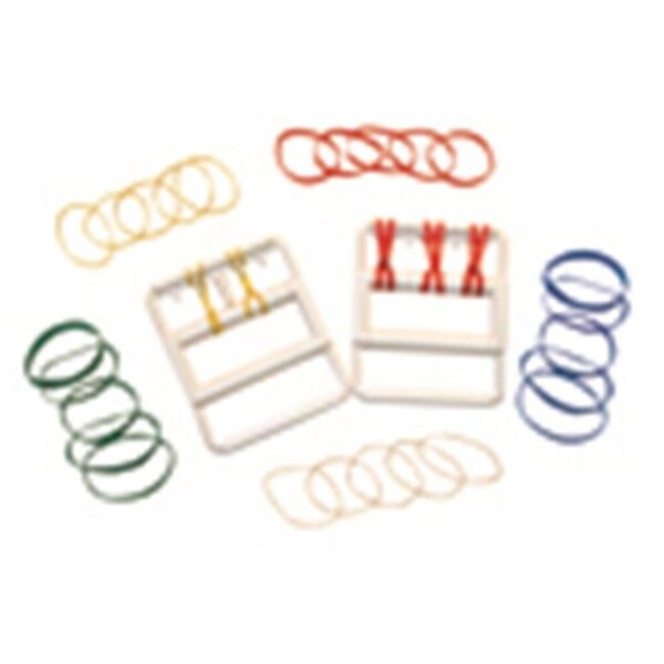 Fabrication Enterprises Fabrication Enterprises 10-1800 Cando Rubber-Band Hand Exerciser With 25 Bands - 10-1800