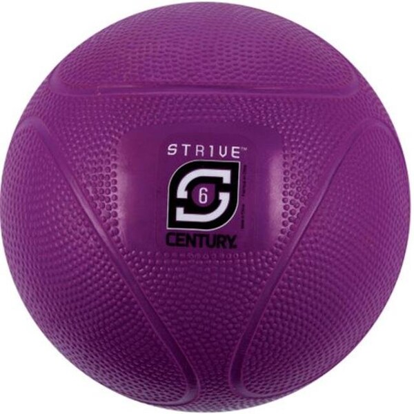 Century Century 24942P-700806 6 lbs Strive Medicine Ball - Purple - 24942P-700806