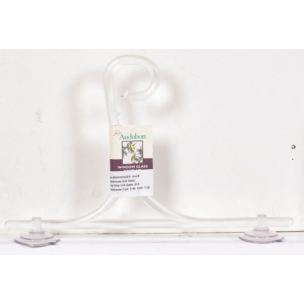Audubon Audubon Clear Glass 11.5 in. H Window Plant Hanger 1 pk - NAHANGER