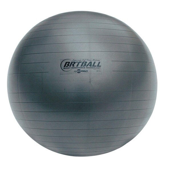 Champion Sports 95 cm Fitpro BRT Training & Exercise Ball, Grey - CH56015