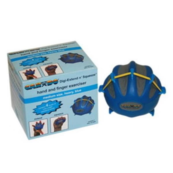 Fabrication Enterprises Fabrication Enterprises 10-2293 Cando Digi-Extend N squeeze Exerciser; Heavy; Blue - Large - 143816