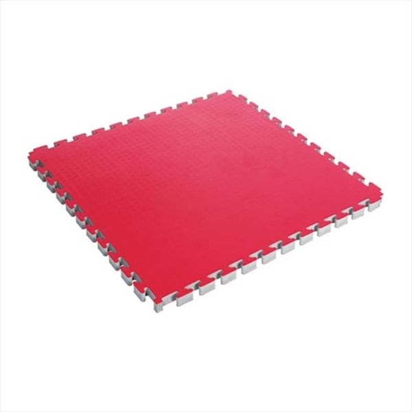 Century Century 15229-910455 Reversable 1.5 In. Thick Puzzle Mat - Red & Black - 15229-910455