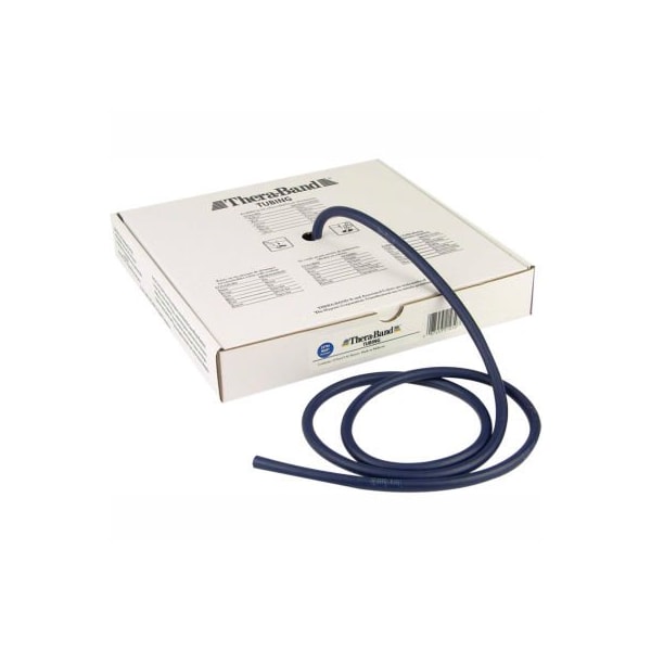 Fabrication Enterprises Thera-Band Latex Exercise Tubing, Blue, 25' Roll/Box - 10-1314