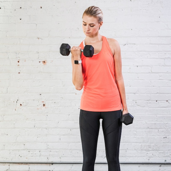 Lifeline Fitness Hex Rubber Dumbbell, 10lbs - LLHRD10