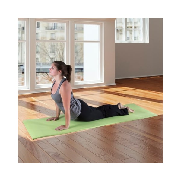 Leisure Sports Extra Thick Yoga Mat, Non-Slip Comfort Foam, Durable Exercise Mat For Fitness, Pilates (Green) - 197717FFQ