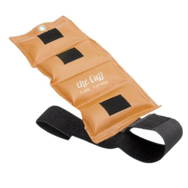 Fabrication Enterprises Fabrication Enterprises 10-0207 The Original Cuff Ankle And Wrist Weight - Gold; 3 Lbs. - 10-0207