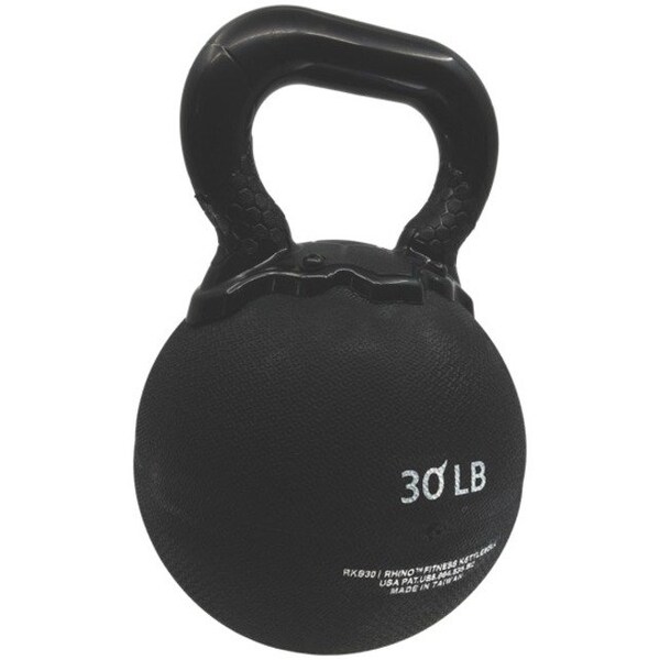 Champion Sports Durable Rhino Kettle Bell, Blue 30lb - RKB30