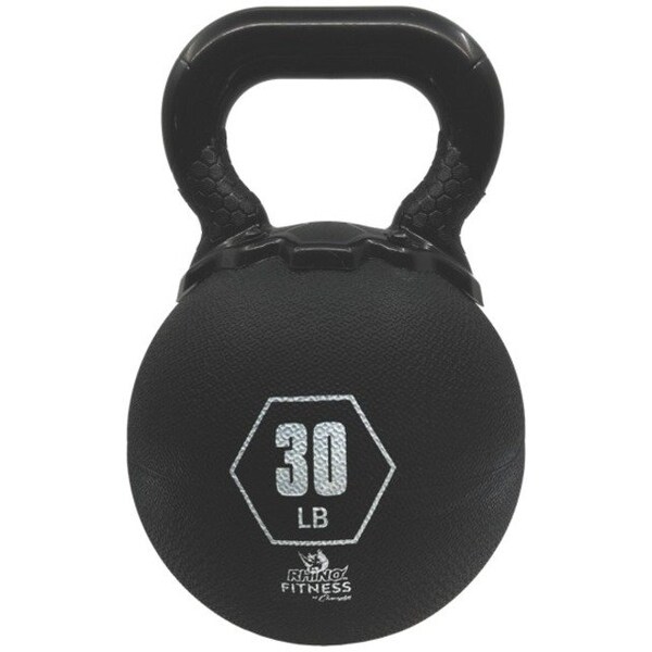 Champion Sports Durable Rhino Kettle Bell, Blue 30lb - RKB30
