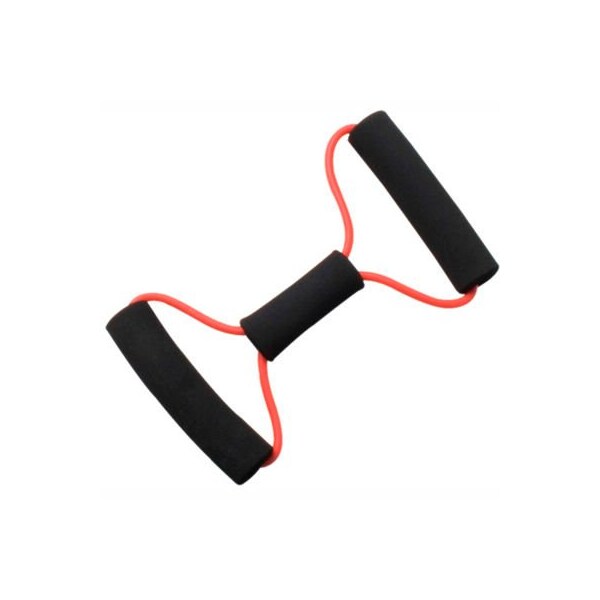 Fabrication Enterprises CanDo BowTie Tubing Exerciser, Red, 14" - 1341446