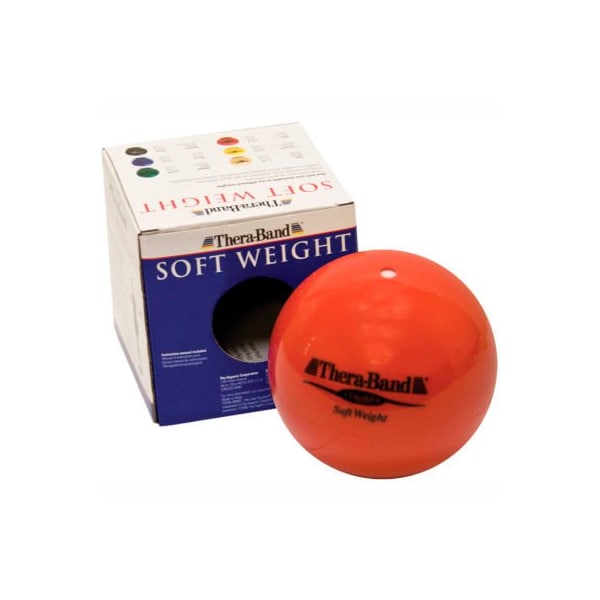 Fabrication Enterprises Thera-Band Soft Weights Ball, Red, 1.5 kg/3.3 lb. - 457559