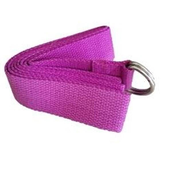 Apariencia OM131107-Purple 6 ft. Deluxe Regular D-Ring Yoga Strap - Purple - AP2446086